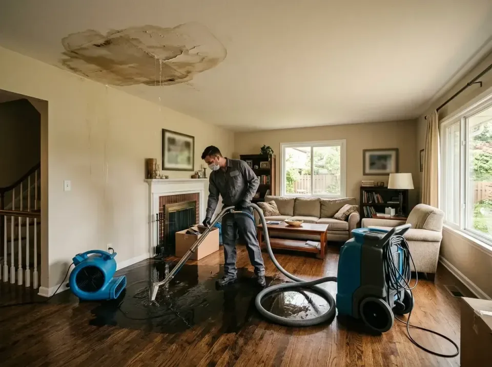 attic-pipe-burst-ceiling-drip-008 — frequently asked questions, Water Damage Restoration & Carpet Care in Baldwin, PA